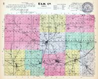 Elk County, Kansas State Atlas 1887